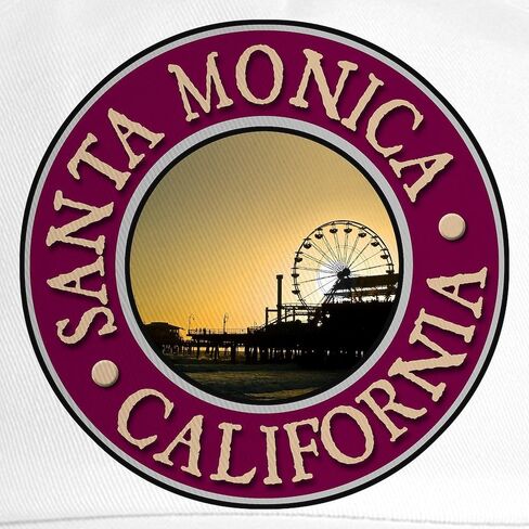 Cafepress Santa Monica Cap قابلة للتعديل قبعة البيسبول in Kuwait