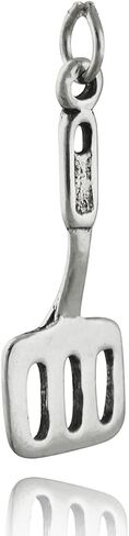 CharmCountry Sterling Silver High Polish Spatula Cooking Charm - Item #3437 in Saudi Arabia