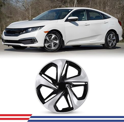 16" Hubcaps, 16 inch Wheel Rims Cover for 2008-2012 Honda Accord Sedan, R16 Steel Wheels Hub Caps, Bolt On Installation Wheel Cover, 4 Packs, Lacquer in Kuwait