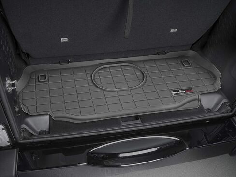 Weathertech Cargo Trunk Liner لجيب Wrangler 2-Door ، Wrangler JK 2-Door-خلف الصف الثاني (40821) أسود in Saudi Arabia