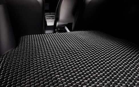 TOUGHPRO Cargo/Trunk Mats Accessories for Mercedes Benz EQS 450+ EQS580 SUV 3rd Row Down All Weather Heavy Duty Black Rubber 2022 2023 2024 2025 (Made in USA) in Saudi Arabia