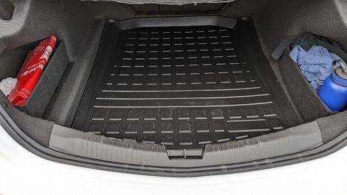 بطانة البضائع-حصيرة جذع لـ Cadillac CT5 CT5-V 2020-2024-حصيرة جذع مقاومة للطقس للسيارات ذات الشفاه المرتفعة-حذاء مسند درج الصندوق الخلفي غير المنقلب-تصميم مسبق بالليزر in Saudi Arabia