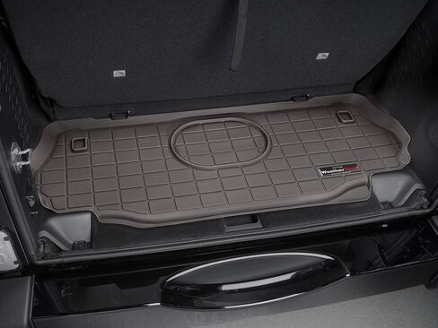 Weathertech Cargo Trunk Liner لجيب Wrangler 2-Door ، Wrangler JK 2-Door-خلف الصف الثاني (40821) أسود in Kuwait