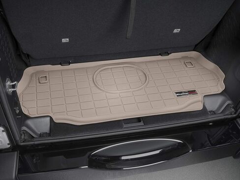 Weathertech Cargo Trunk Liner لجيب Wrangler 2-Door ، Wrangler JK 2-Door-خلف الصف الثاني (40821) أسود in Kuwait