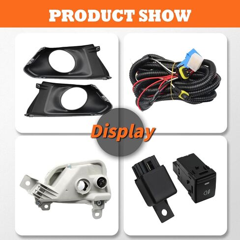 Bumper Fog Lights Assembly Compatible with Altima 2019 2020 2021 Left & Right Fog Lamp w/Turn Signal Lights + Wiring Harness + Switch NI2530121 NI2531121 26135-6CA0A in Saudi Arabia