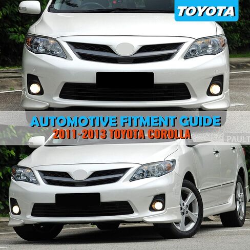 مصابيح الضباب Autowiki لتويوتا كورولا 2011-2013 مجموعة ضباب الضباب 2pcs مصابيح ضباب استبدال OEM in Saudi Arabia