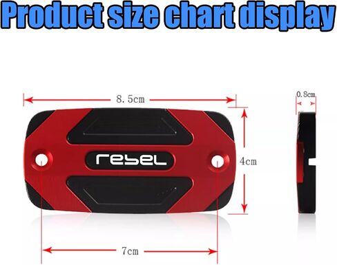 لـ REBEL300 500 CMX250 2025 تعديل غطاء زيت المكابح الأمامية Rebel300/500 CMX250 2017-2025 أجزاء الدراجات النارية (رمادي) in Kuwait
