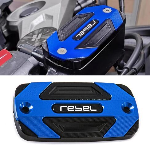 لـ REBEL300 500 CMX250 2025 تعديل غطاء زيت المكابح الأمامية Rebel300/500 CMX250 2017-2025 أجزاء الدراجات النارية (رمادي) in Kuwait