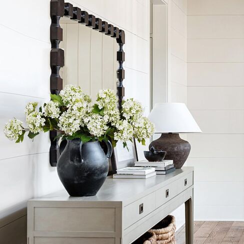 Melorca&Guilla Artificial Flowers for Decoration,6Pcs 23inch White Hydrangea Fake Flowers,Faux Flowers for Vase,Faux Floral Stems for Wedding Party Kitchen Home Decorations (6, White001) in Kuwait