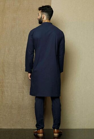 Elina Fashion Men Cotton Kurta Pajama وضعت مهرجان تونيك الهندي التآكل التقليدي in Saudi Arabia