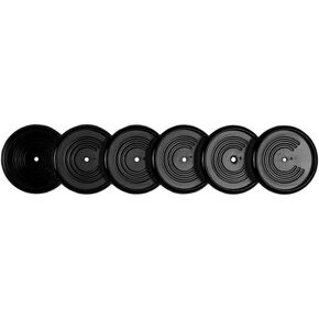 Large Black Discs (12 Units, Support Up to 150 Sheets) for Assembling a Create a Notebook Discbound