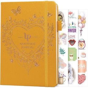 Legend Gratitude Journal – Guided Daily Journal to Foster Positivity & Happiness – Grateful Notebook to Write In – Inspirational Affirmation & Thankful Notebook – Hardcover (Rose Gold)