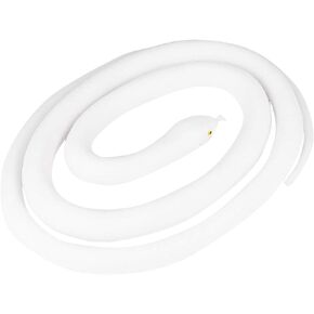NUOBESTY Rubber Snakes Halloween Realistic Snakes Toy Fake Snake Figure Halloween Scary Toys for Halloween Festival Haunted House Decoration 120cm (White) Rubber Snakes Realistic