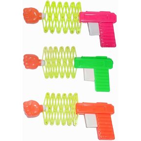 Children Toys, Retractable Fist Gun, Mini Funny Stretch Gun, Creative Adult Spoof Prank Gun, Funny Spring Magic Toy Gun (2PCS Random Color)