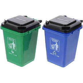 Cabilock Pencil Holder 2PCS Trash Pen pencil stand small trash can office supplies organizer Holder Mini Trash Car Mount