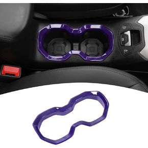 for Renegade Cup Holder Trim Cover Blue Compatible with Jeep Renegade 2016-2023 Blue Interior Accessories