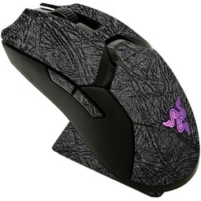 MightySkins Skin Compatible with Razer Viper Ultimate - Black Leather | Protective, Durable, and Unique Vinyl Decal wrap Cover | Easy to Apply, Remove, and Change Styles | Made in The USA