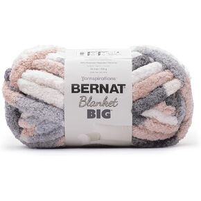 BERNAT Blanket 'Big', Silver Lining Varg, 300g