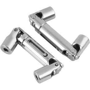 RiToEasysports 2 Pcs RC Drive Shaft Metal, Upgrade Accessories Metal Drive Shaft for WPL 1/16 Scale RC Military Truck Wpl C14 Metal Upgrades