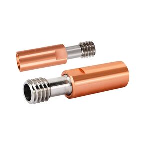 2PCS KP3S Titan Extruder Hotend Throat Stainless Steel M6 Thread 6 * 30mm for 1.75mm Filament 3D Printer Parts