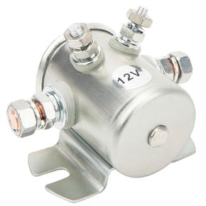 300a Continuous Duty 12v Solenoid Relay 4 Terminal Spst 12v Continuous Duty Solenoid Relay Nickel-Plating for Marine Golf,Carts, Winch