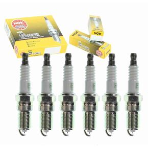 6 pc NGK G-Power Spark Plugs compatible with Ford Bronco II 2.8L 2.9L V6 1984-1990