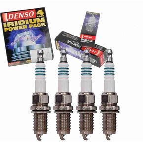 4 pc DENSO Iridium Power Spark Plugs compatible with Mitsubishi Lancer 2.0L 2.4L L4 2002-2016