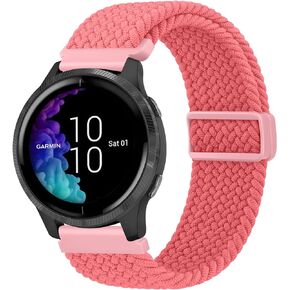 Meliya Bands Compatible with Garmin Venu 2 Plus / Venu Sq / Venu Watch Band Women Men, Soft Silicone Sport Replacement Strap for Garmin Vivoactive 5/Vivoactive 3, Forerunner 645/245 Music, Vivomove Sport Smart Watch