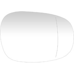 Passenger&Drive Side View Heated Mirror Glass Set for BMW E82/E88/E90/E91/E92/E93 1-Series Coupe/Cabriolet/Sedan/Wagon, Replace 51167252893, 51167252894