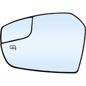 استبدال زجاج مرآة الجانب الأيمن للركاب لمرايا فورد إسكيب 2017 2018 - زجاج مرآة محدب ساخن للرؤية الجانبية مع حامل خلفي GJ5Z17K707A in Kuwait