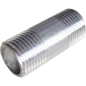 1-1/4" Male x 1-1/4" NPT Male Threaded Pipe Fitting, SS304 Stainless Steel Nipple Cast Pipe, 1.93" Length