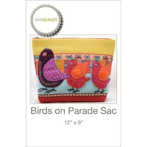 Sue Spargo Birds on Parage Pattern