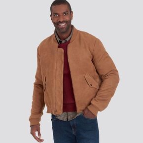 Simplicity Sewing Pattern SS9190AA Men's Bomber Style Jacket, Size AA (34-42), White