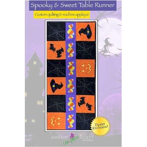 Amelia Scott Designs Spooky & Sweet Table Runner Pattern