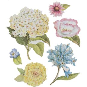 Susan Winget Floral Die Cut Cardstock