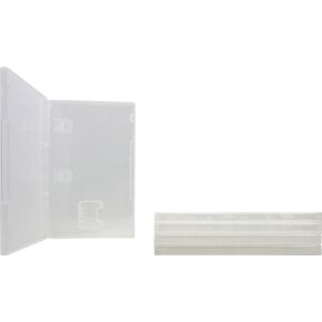 10mm Clear Game Cases - Compatible With Nintendo Switch - 1-Cartridge Capacity - VGBR10SWCL (5 Cases)