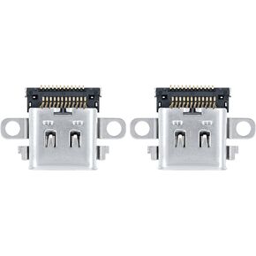 Wigearss (2 Packs) Replacement USB C Type-C SYNC Charging Port Switch Charger Connector Power Charger Socket Connector for N Switch Console （NOT Switch OLED/Switch Lite）