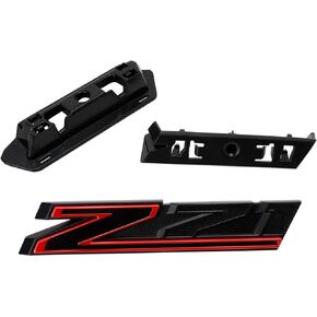 2019-2021 New Z71 Grille Emblem Replacement for Generation Silverado (BlackRed)