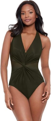 ملابس السباحة النسائية Miraclesuit Illusionist Wrapture Halter Soft Cup One قطعة ملابس السباحة in Saudi Arabia