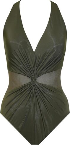 ملابس السباحة النسائية Miraclesuit Illusionist Wrapture Halter Soft Cup One قطعة ملابس السباحة in Saudi Arabia