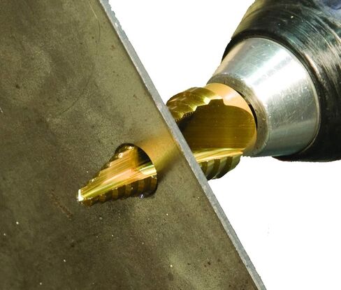 Zhushan 5pcs Step Drill Bit Set,High Speed Step Drill Bit, HSS Cobalt Multiple Hole 50 Sizes Titanium Step Drill Bit with Aluminum Case in Saudi Arabia