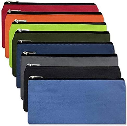 24 Pack Pencil Cases Bulk Bundle, Bulk Pencil Case Bags with Zipper for Kids, School, Offices in Saudi Arabia