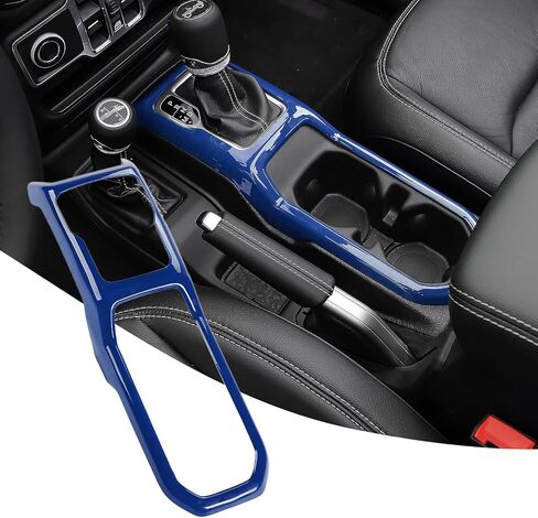 RT-TCZ for Jeep JL Gear Shift Cup Holder Panel Trim Cover for Jeep Wrangler JL JLU Gladiator JT 2018-2024 Blue Interior Accessories in Saudi Arabia