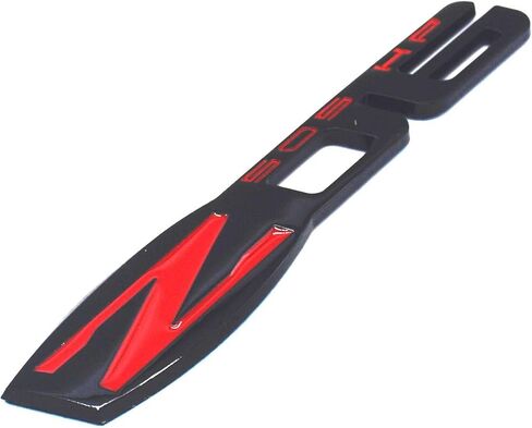 3 قطع شعارات كورفيت C6 Z06 تشيفي، شارات ثلاثية الأبعاد 505 حصان استبدال الحاجز لسيارة شيفروليه كورفيت C6 2006-2013 (أسود وأحمر) in Kuwait