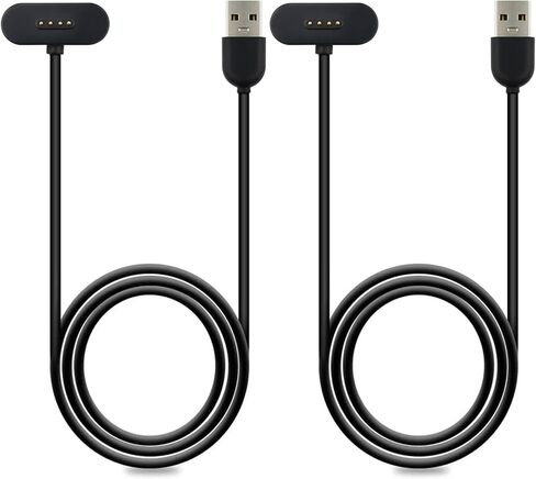 كابل شاحن مغناطيسي متوافق مع ساعة SyncUp Kids الذكية، سلك شحن سيارة USB مريح للخارج بطول 3.3 قدم مناسب لساعة SyncUp Kids، قطعتان in Kuwait