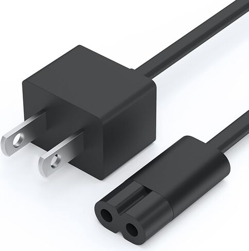 AC Power Cord 3.3ft,Apple TV Power Cord Replacement for Surface, Mac Mini Power Cable, Compatible with Desktop,TV Monitor Printer in Saudi Arabia