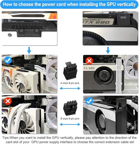 Power Supply PSU Sleeved Extension Cable Kit with 90 Degree Right Angle Connector Adapter,ATX/EPS/8 Pin PCIE for PC PSU Cable Pink with Combs 4 Pack 30CM in Kuwait