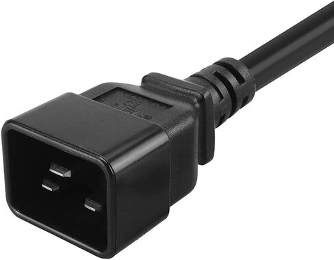 1 قدم IEC 320 C20 ذكر إلى Nema 5-15/20R كابل محول مشط، C20 16Amp إلى T Blade 20Amp AC Cable، 16Amp UPS Plug to Nema 5-20R 20Amp Power Cable in Kuwait