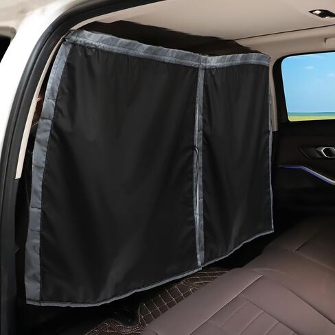 Car Divider Curtains Privacy Sun Shade, Magnetic Van Window Covers for Family Baby Lunch Night Nap Camping Travel, Adjustable Lightweight Car Divider Curtain Easy Removable Double-Sided in Saudi Arabia