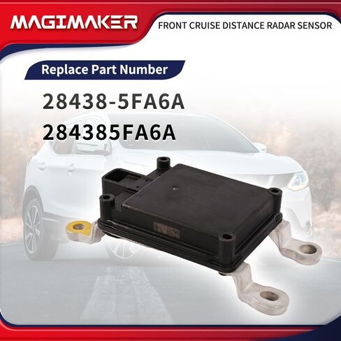 مستشعر رادار المسافة للتحكم في السرعة الأمامية 28438-5FA6A متوافق مع Nissan Altima Rogue Sport Kicks Versa 2016 2017 2018 2019 2020 2021 2022 1.6L 2.0L 2.5L استبدال 284385FA6A in Saudi Arabia